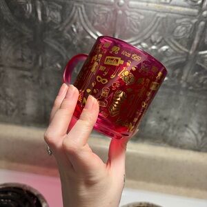 Barbie Hot Pink Icon Glass Mug